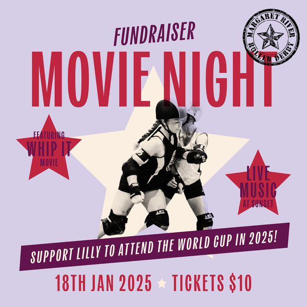 Roller Derby Fundraiser Movie Night! 18th Jan